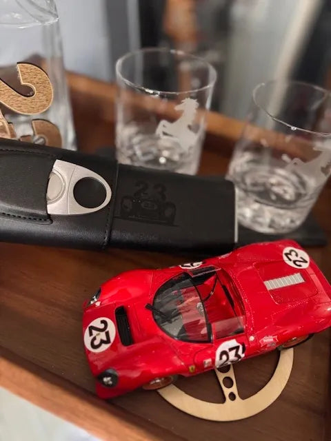 Custom Ferrari P4 Whisky and Cigar Set