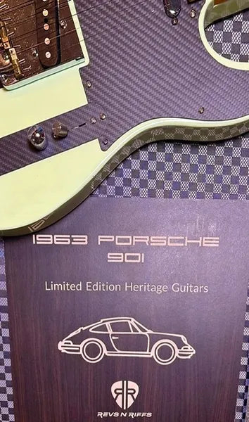 Custom Porsche 1963 901/911 Mint Green Guitar