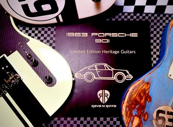 Custom Porsche 1963 901/911 Mint Green Guitar