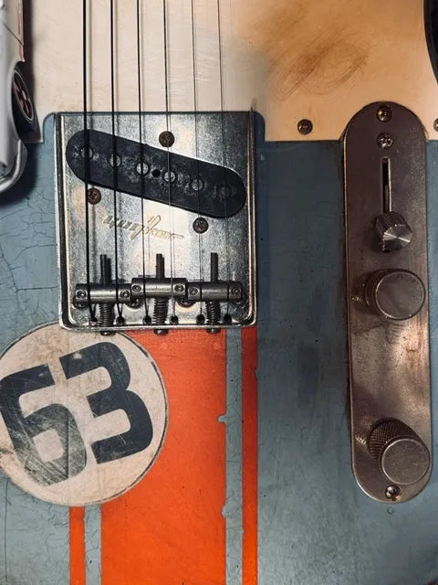 Custom Relic Porsche 1963 901/911 Gulf Edition Guitar