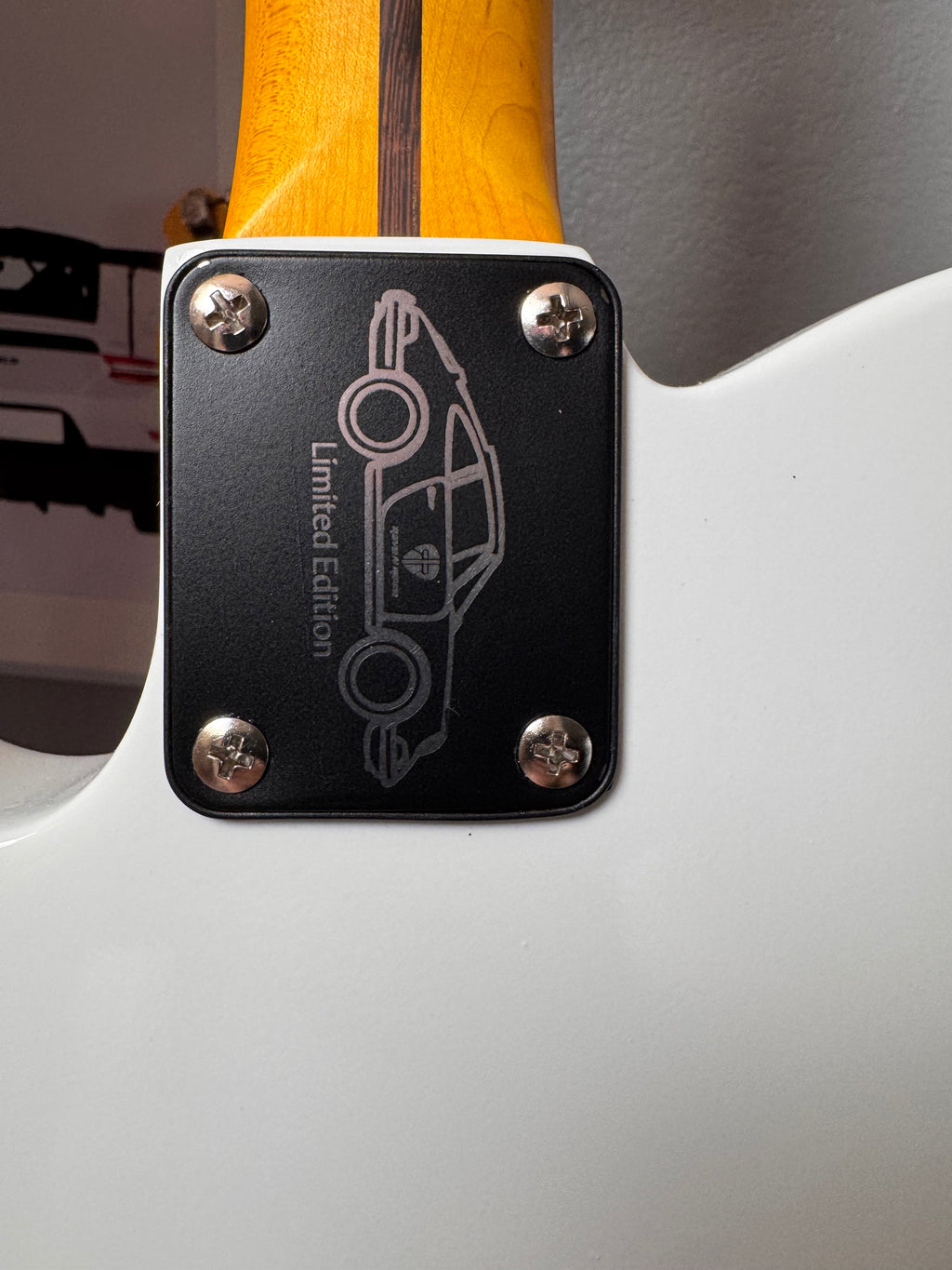 Custom Porsche 1963 901/911 Grand Prix White Guitar
