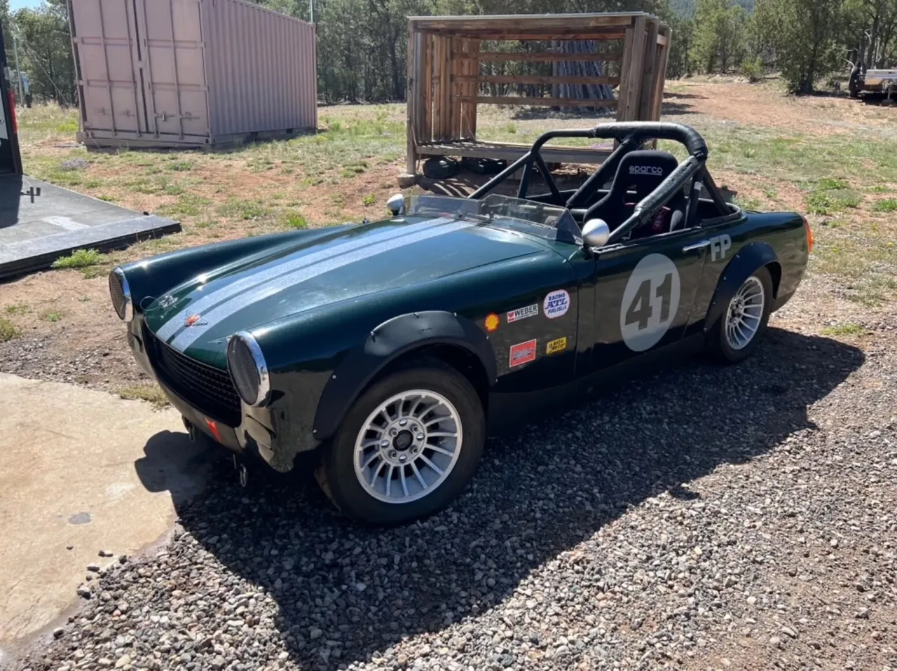 Classic 1968 Austin Healey Sprite Race Car